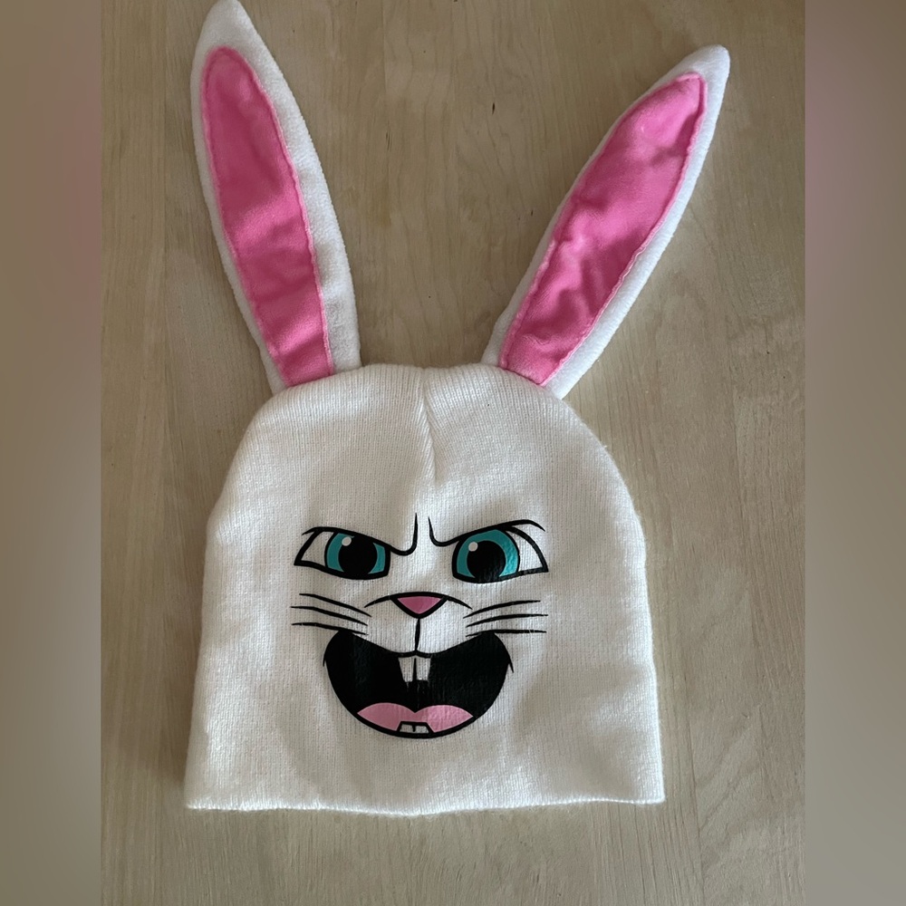 The Secret Life Of Pets Snowball Winter Hat With Bunny Ears Universal Studios